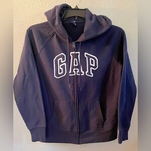 GAP Women’s Dark Blue Full-Zip Hoodie